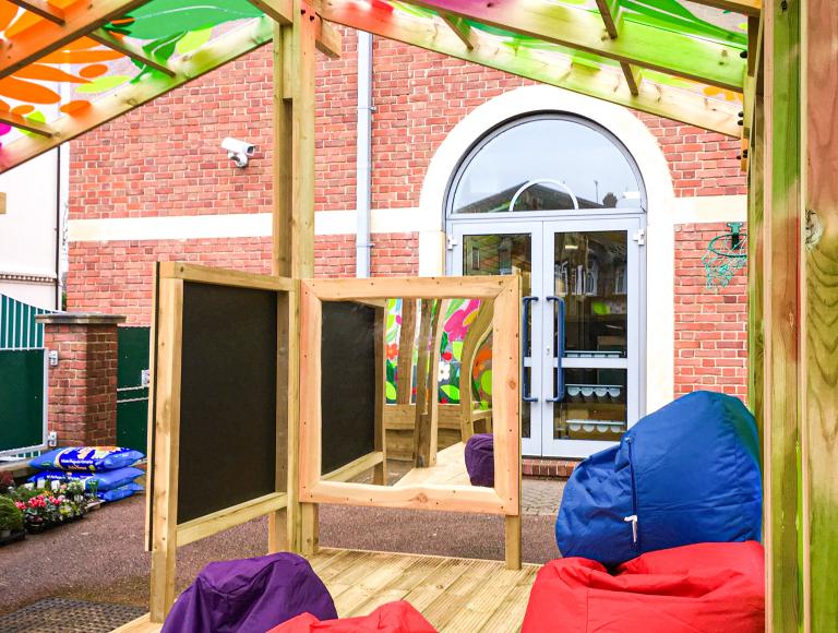 Outdoor play equipment Outdoor Classroom furniture